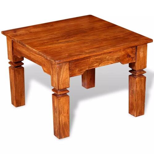 Sofabord 60x60x45 cm massivt træ