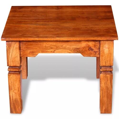 Sofabord 60x60x45 cm massivt træ