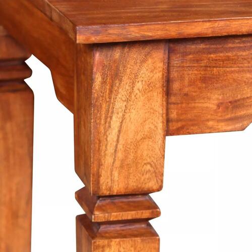 Sofabord 60x60x45 cm massivt træ
