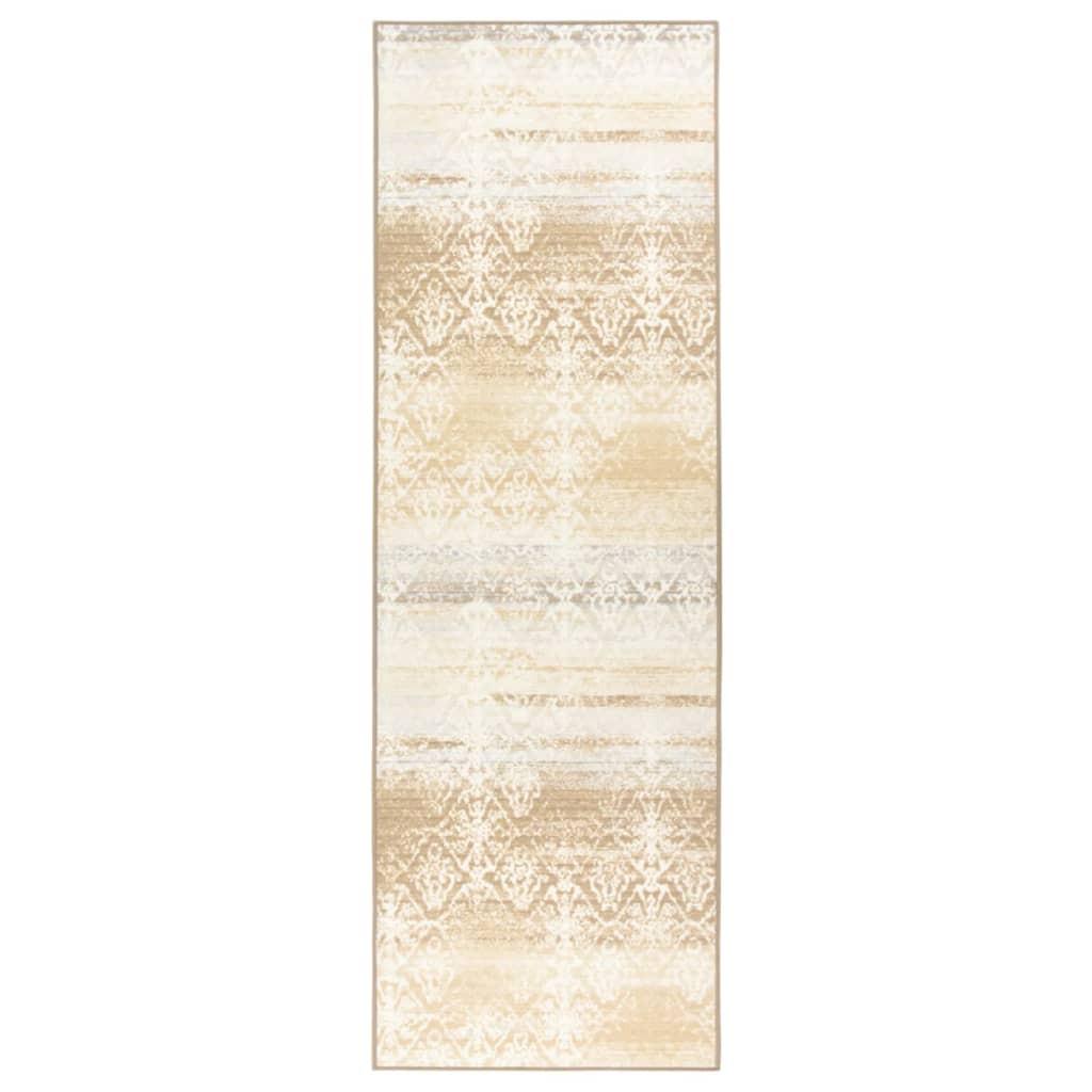 Tæppeløber 80x250 cm guld