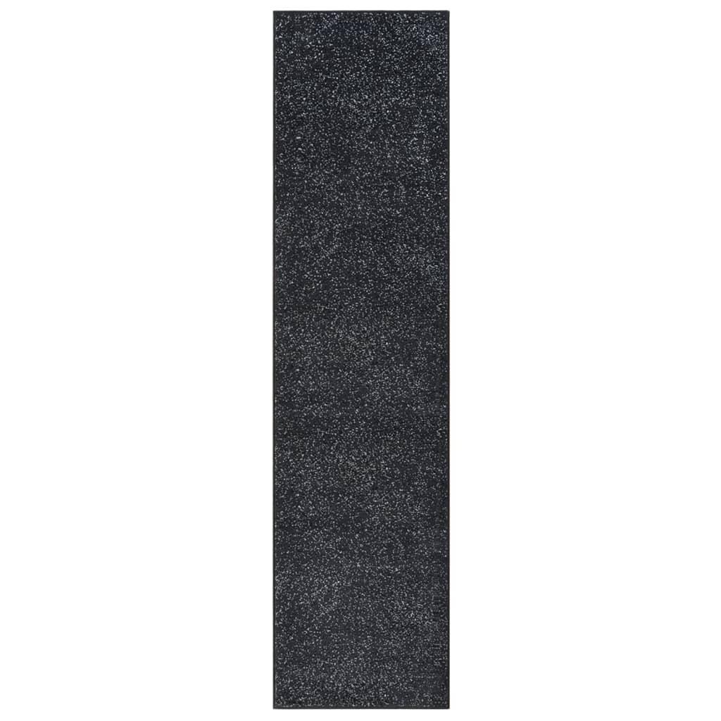Tæppeløber 100x450 cm BCF antracitgrå