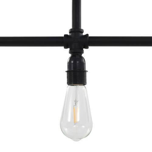 Loftlampe 3 x E27-pærer sort