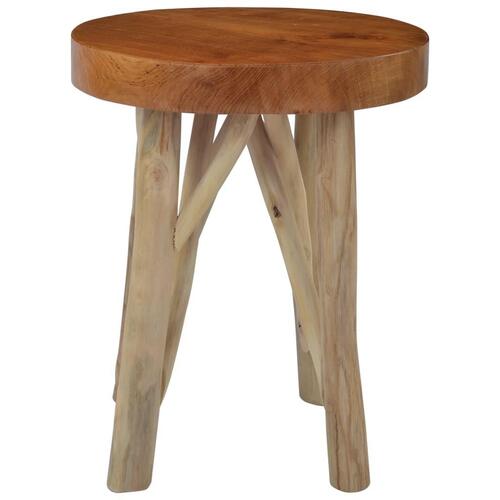 Taburet brun teaktræ