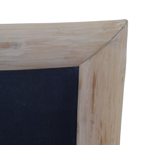 Tavle 3 dele 30 x 70 cm massivt teaktræ