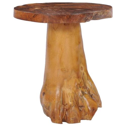 Sofabord 40 x 40 cm massivt teaktræ