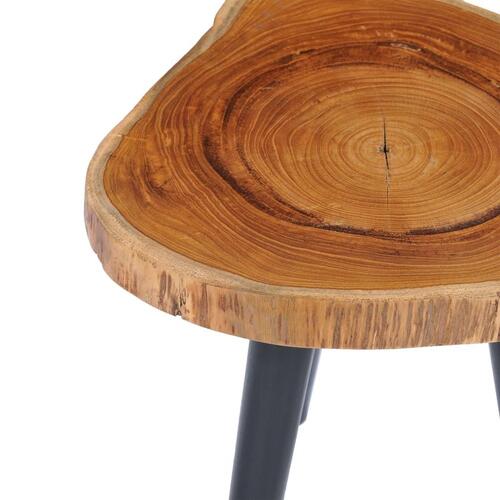 Sofabord 40 x 45 cm massivt teaktræ