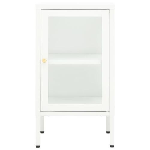 Skænk 38x35x70 cm metal og glas