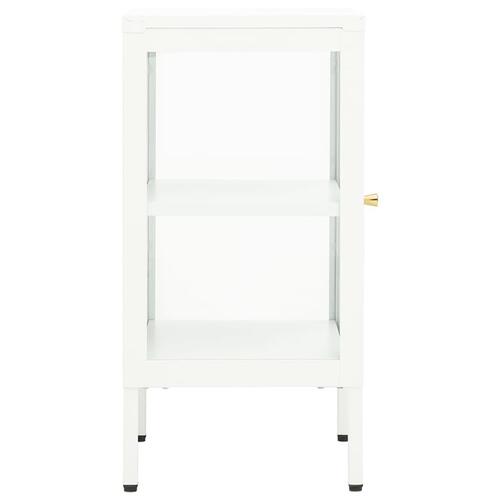 Skænk 38x35x70 cm metal og glas