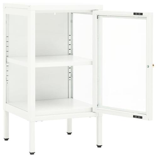 Skænk 38x35x70 cm metal og glas