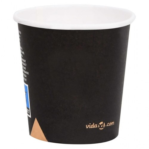 Papkrus 100 stk. 120 ml sort