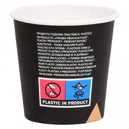 Papkrus 100 stk. 120 ml sort