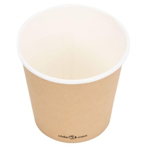 Papkrus 500 stk. 120 ml brun