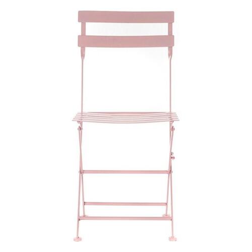 Spisebordsæt med 2 stole MB-177410 Pink 60 x 60 x 75 cm (3 stk)