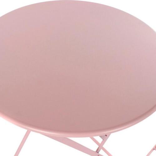 Spisebordsæt med 2 stole MB-177410 Pink 60 x 60 x 75 cm (3 stk)