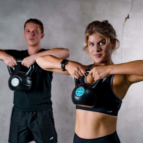 Avento kettlebell 4 kg syntetisk