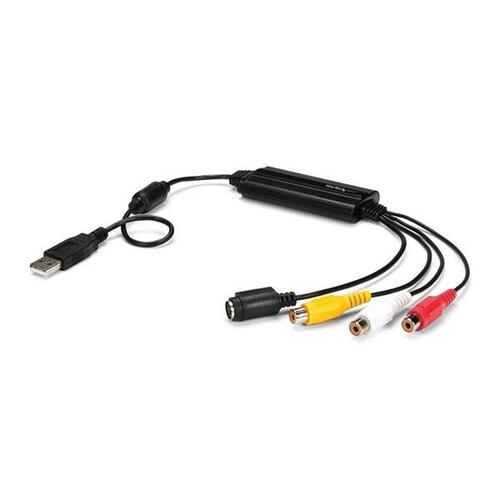 Video/USB kabel Startech SVID2USB232 Sort