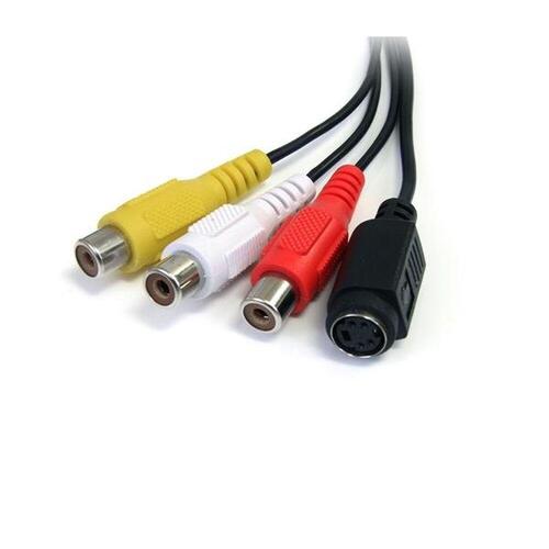 Video/USB kabel Startech SVID2USB232 Sort