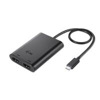 DisplayPort til HDMI-adapter i-Tec C31DUAL4KHDMI Sort 4K Ultra HD