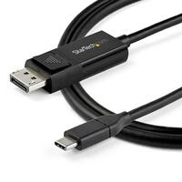 USB C til DisplayPort-adapter Startech CDP2DP142MBD (2 m) Sort