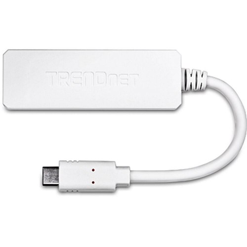 Trendnet TUC-ETG USB‑C til Gigabit Ethernet netværksadapter - Hvid