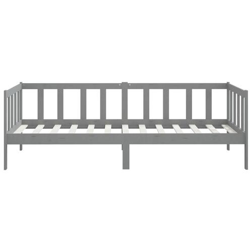 Daybed 90x200 cm massivt fyrretræ grå
