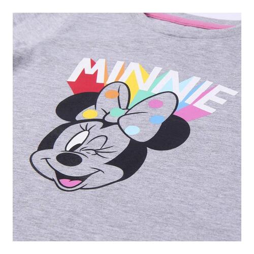 Langærmet T-shirt til Børn Minnie Mouse Grå 4 år