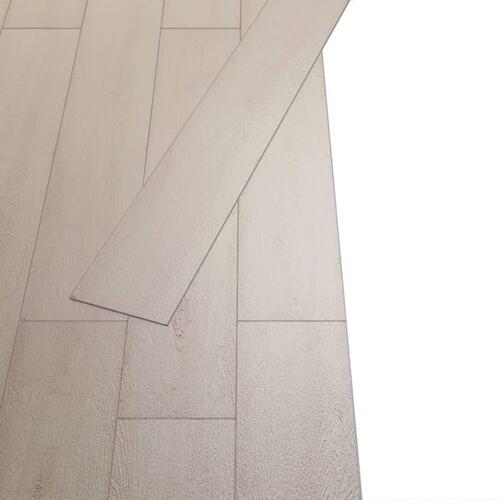 Selvhæftende PVC-gulvplanker 5,21 m² 2 mm egetræ brun