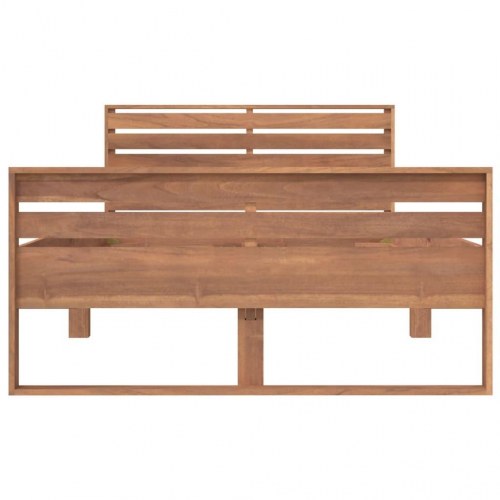 Sengestel 100x200 cm massivt teaktræ