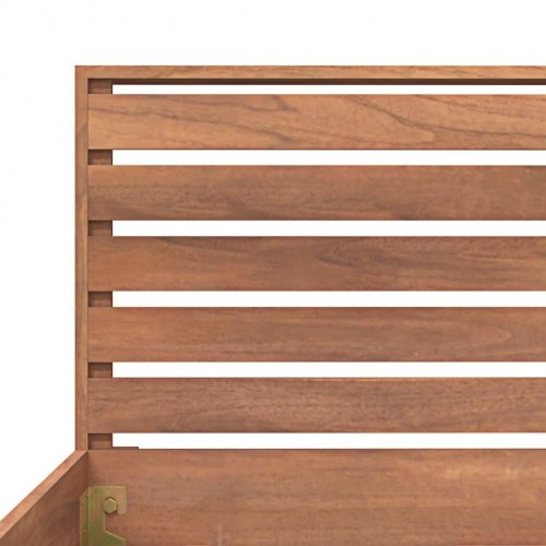 Sengestel 100x200 cm massivt teaktræ