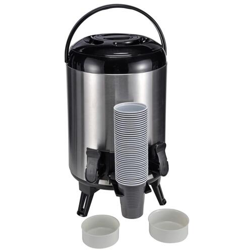 termobeholder 9 l 23 cm sølvfarvet