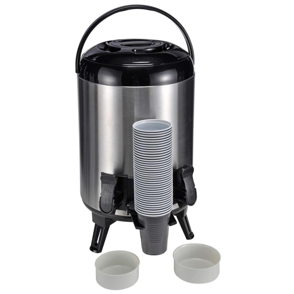 termobeholder 9 l 23 cm sølvfarvet