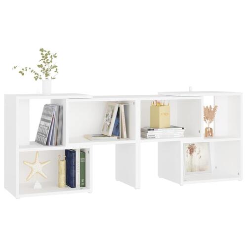 Tv-skab 104x30x52 cm konstrueret træ hvid
