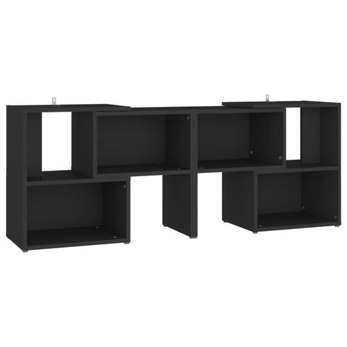 Tv-skab 104x30x52 cm konstrueret træ sort