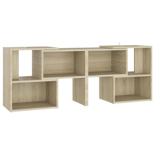 Tv-bord 104x30x52 cm konstrueret træ sonoma-eg