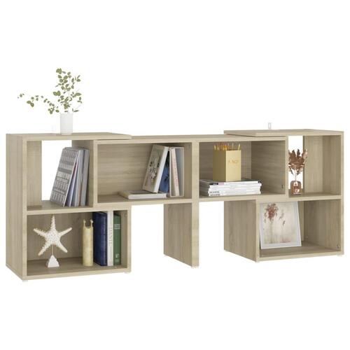 Tv-bord 104x30x52 cm konstrueret træ sonoma-eg