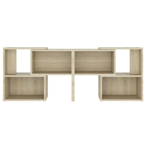 Tv-bord 104x30x52 cm konstrueret træ sonoma-eg