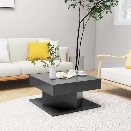Sofabord 57x57x30 cm spånplade grå