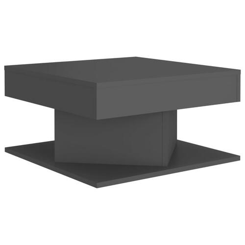 Sofabord 57x57x30 cm spånplade grå