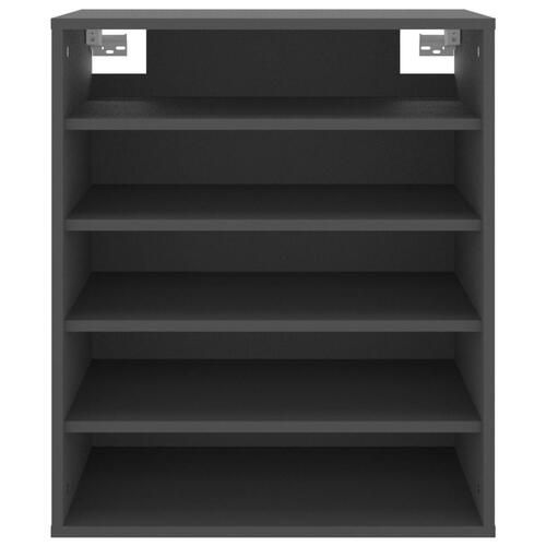 Skoreol 60x35x70 cm spånplade grå