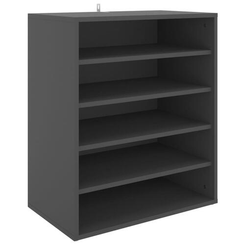 Skoreol 60x35x70 cm spånplade grå