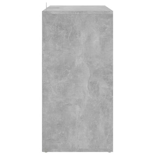 Skoskab 60x35x70 cm spånplade betongrå