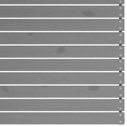 Hjørnedele til havesofa 2 stk. massivt fyrretræ grå