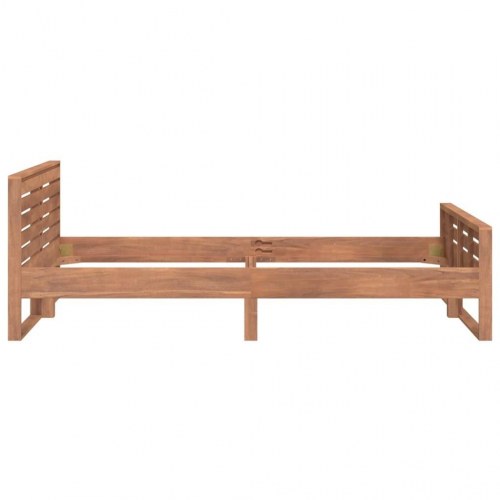 Sengestel 120x200 cm massivt egetræ