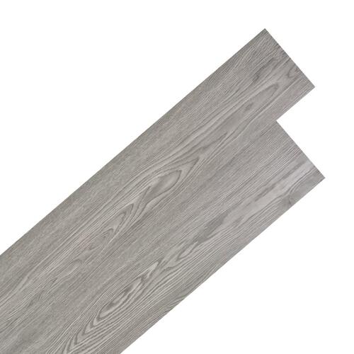 Selvhæftende PVC-gulvplanker 5,21 m² 2 mm mørkegrå