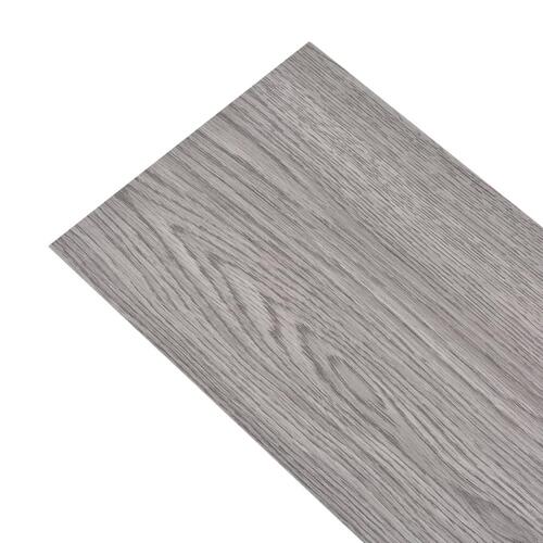 Selvhæftende PVC-gulvplanker 5,21 m² 2 mm mørkegrå