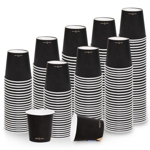 Papkrus 500 stk. 120 ml sort