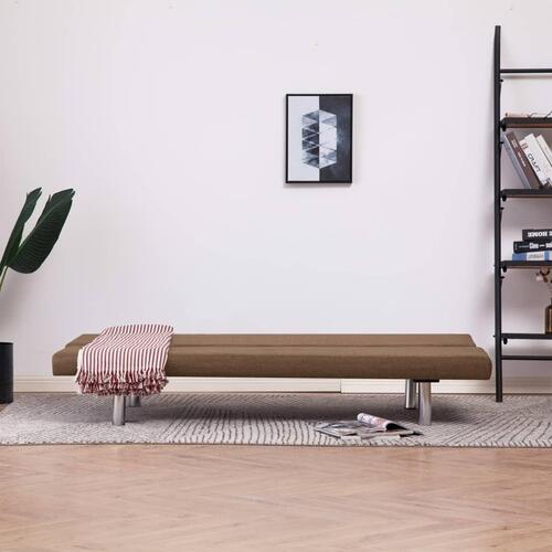 Sovesofa polyester brun