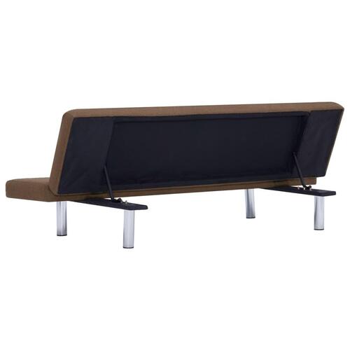Sovesofa polyester brun