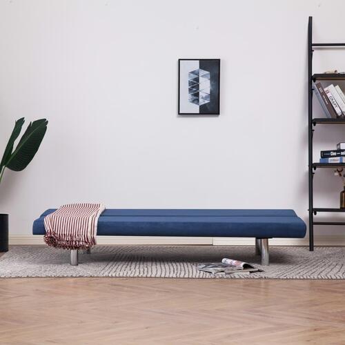 Sovesofa polyester blå