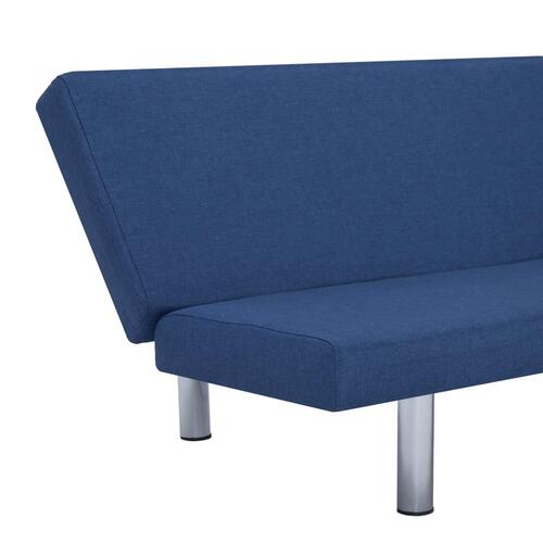 Sovesofa polyester blå